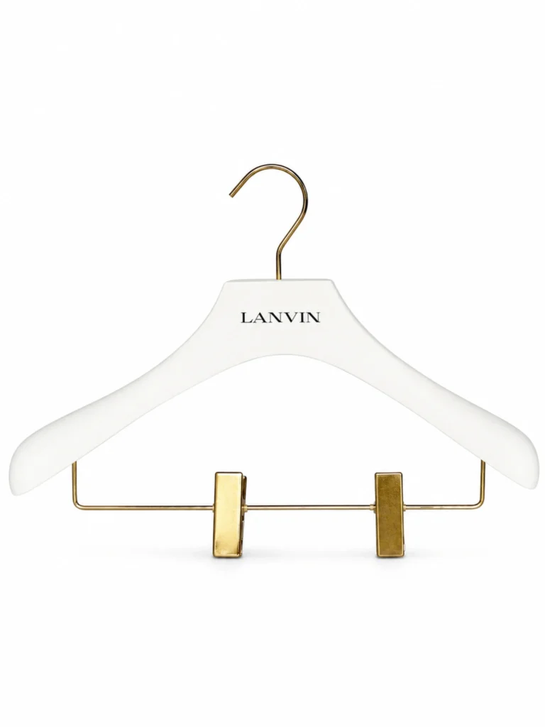 Matte White Beech Women's Wide-Shoulder Hanger main