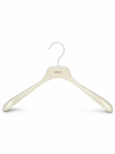 Matte White Beech Wide-Shoulder Women's Hanger main