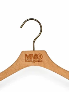 Unfinished Beech Women's Hanger with Clips gallery 1