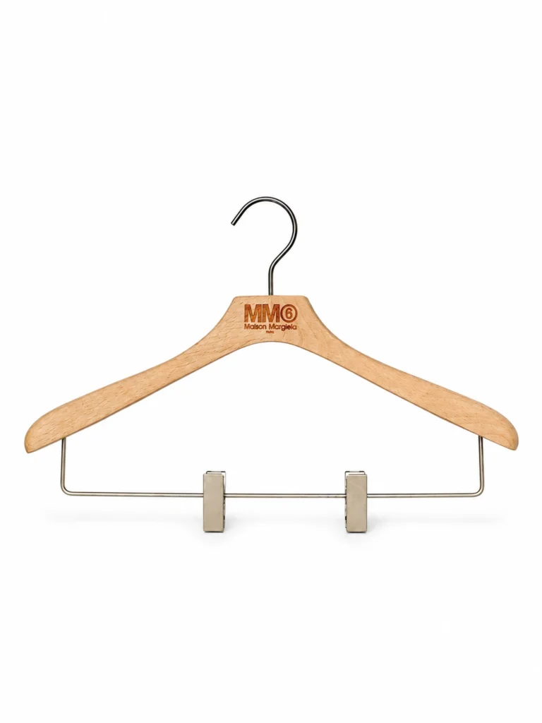Unfinished Beech Women's Hanger with Clips main