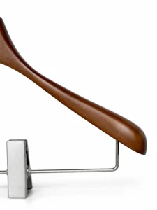 Walnut-Finish Beech Women's Trouser Hanger gallery 2