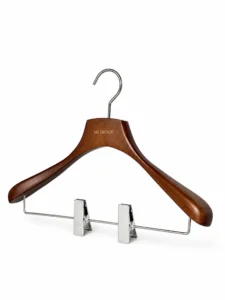 Walnut-Finish Beech Women's Trouser Hanger gallery 3