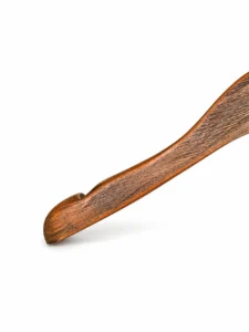 Brushed-Finish Women's Wooden Hanger gallery 2