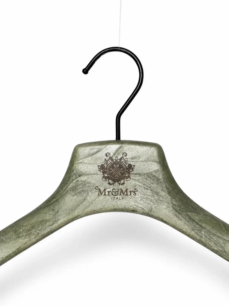 Resin Men's Fur Coat Hanger detail view 2
