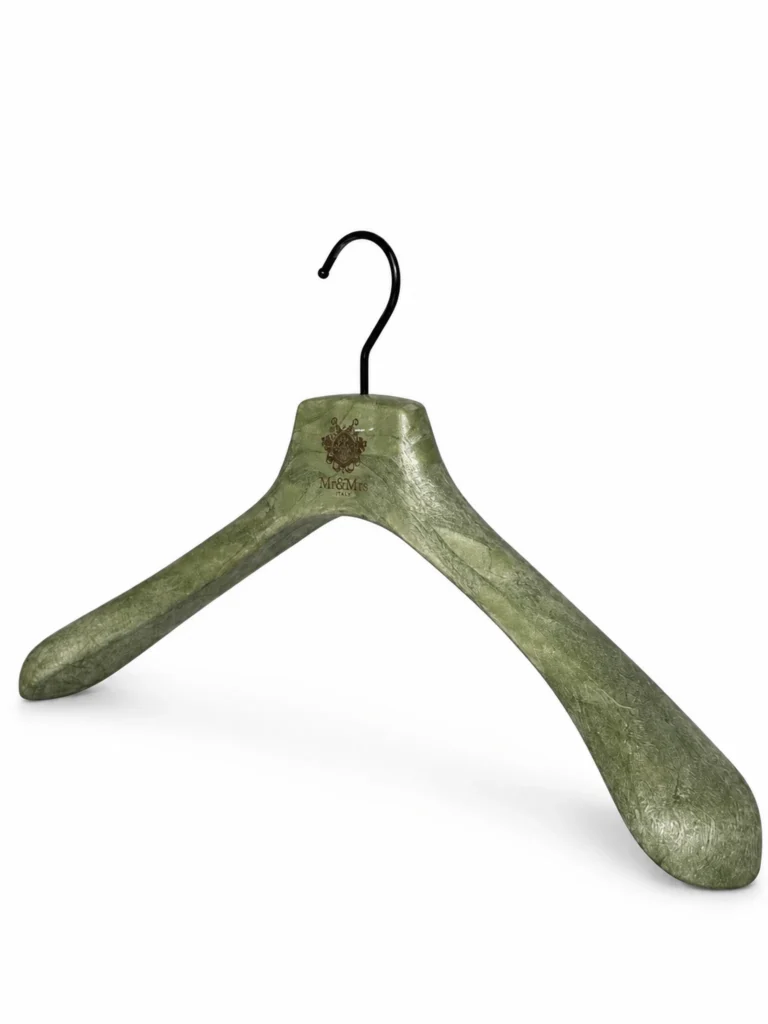 Resin Men's Fur Coat Hanger detail view 1