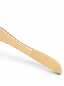 Ivory Flocked Beech Women's Hanger gallery 1