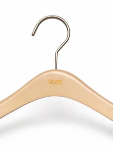 Ivory Flocked Beech Women's Hanger gallery 2
