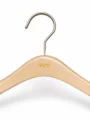 Ivory Flocked Beech Women's Hanger gallery 2