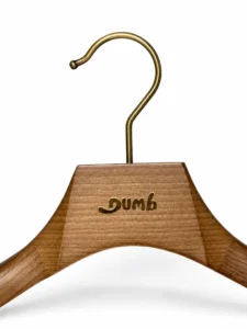 Walnut-Finish Ash Men's Business Hanger gallery 1