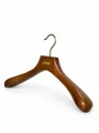 Walnut-Finish Ash Men's Business Hanger gallery 2