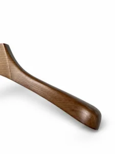 Walnut-Finish Ash Men's Business Hanger gallery 3