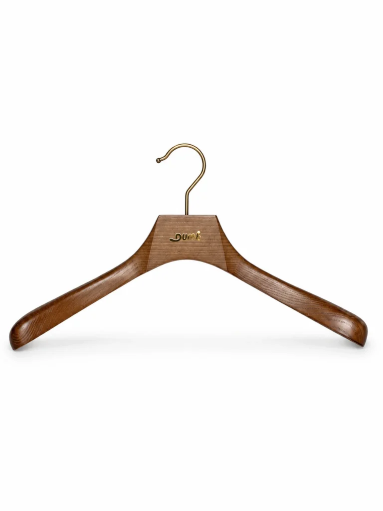 Walnut-Finish Ash Men's Business Hanger main