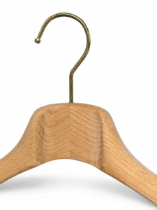 Unfinished Beech Men's Wide-Shoulder Hanger gallery 2