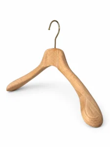 Unfinished Beech Men's Wide-Shoulder Hanger gallery 3