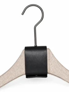 Fabric-Wrapped Men's Wood Hanger gallery 1
