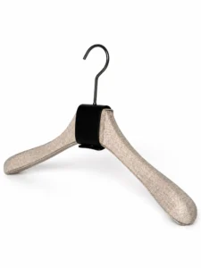 Fabric-Wrapped Men's Wood Hanger gallery 3