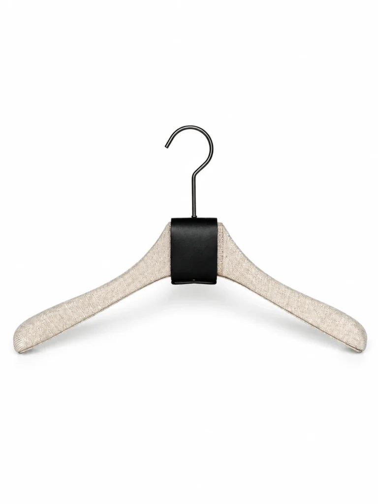 Fabric-Wrapped Men's Wood Hanger main