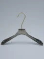 JY01 Smoke Brown Acrylic Men's Suit Hanger — front view