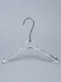 JY01 Smoke Brown Acrylic Men's Suit Hanger — side view