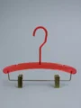 JY05 Red Acrylic Clip Hanger — front view