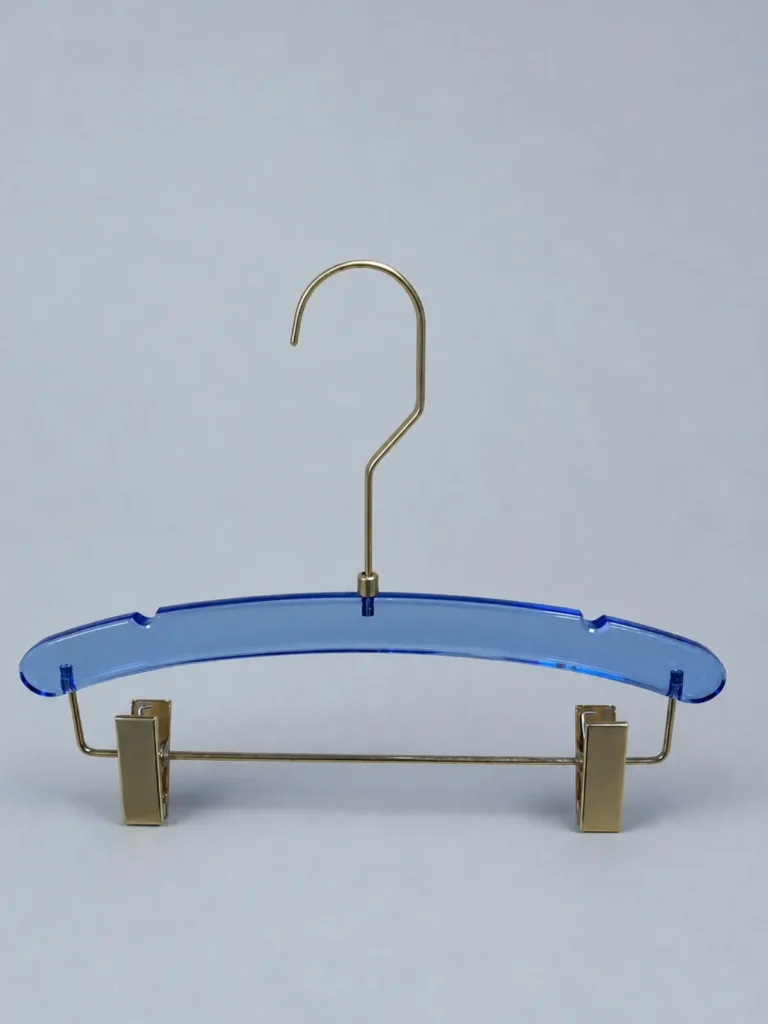 JY05 Red Acrylic Clip Hanger 340mm detail view 2