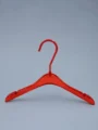JY08 Clear Acrylic Women's Blouse Hanger — angled view