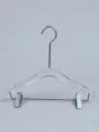 JY08 Clear Acrylic Women's Blouse Hanger — detail view