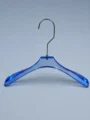 JY10 Smoke Brown Acrylic Women's Hanger — angled view