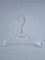 JY10 Smoke Brown Acrylic Women's Hanger — detail view