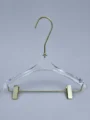 JY11 Smoke Grey Acrylic Women's Hanger — detail view
