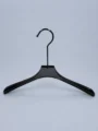JY13 Clear Acrylic Men's Hanger — angled view