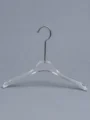JY14 Clear Acrylic Men's Shirt Hanger — front view