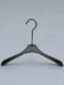 JY14 Clear Acrylic Men's Shirt Hanger — angled view