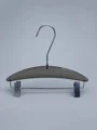 JY20 Amber Acrylic Skirt Hanger — angled view