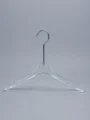 JY21 Slim Clear Acrylic Women's Hanger — front view