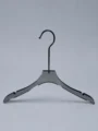 JY21 Slim Clear Acrylic Women's Hanger — angled view