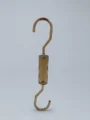 JY23 Amber Acrylic S Hook — front view
