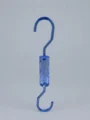 JY23 Amber Acrylic S Hook — angled view