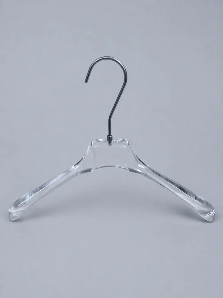 JY27 Smoke Blue Acrylic Men's Hanger 435mm detail view 2