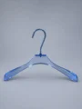 JY30 Smoke Blue Acrylic Men's Jacket Hanger — detail view