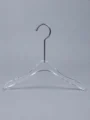 JY31 Slim Clear Acrylic Women's Top Hanger — front view