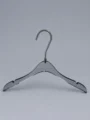 JY31 Slim Clear Acrylic Women's Top Hanger — detail view
