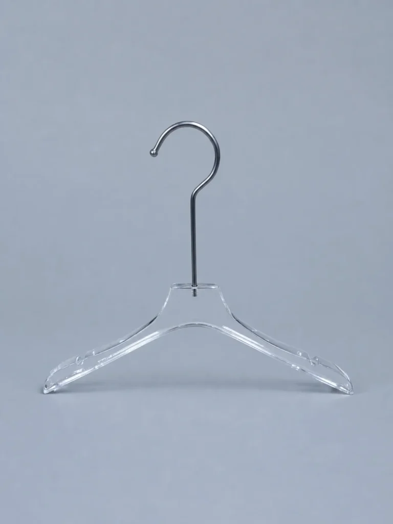 JY35 Slim Clear Acrylic Children's Hanger 320mm