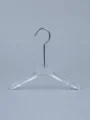 JY35 Slim Clear Acrylic Children's Hanger — front view