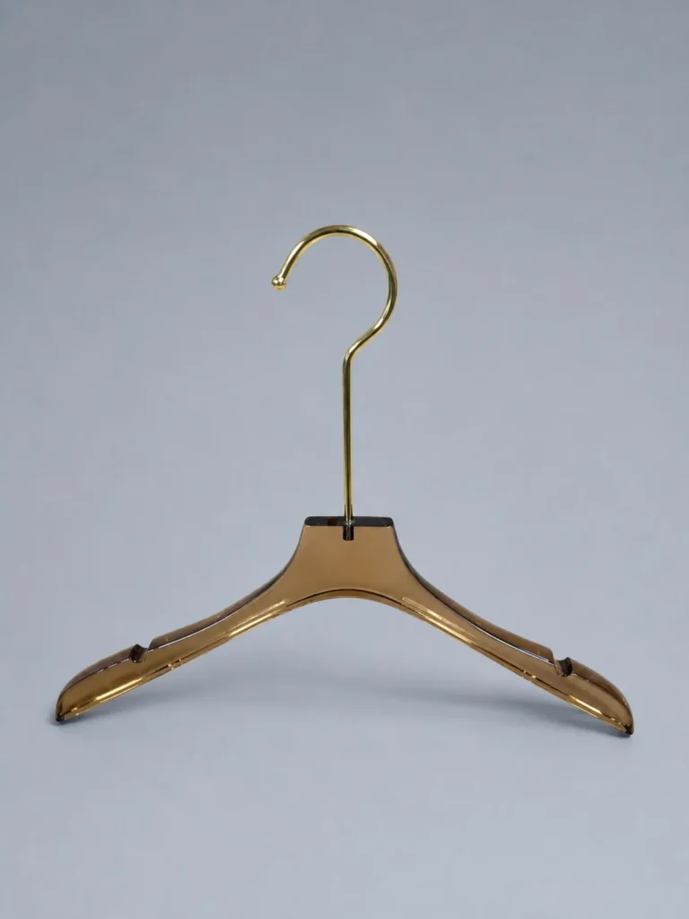 JY35 Slim Clear Acrylic Children's Hanger 320mm detail view 1
