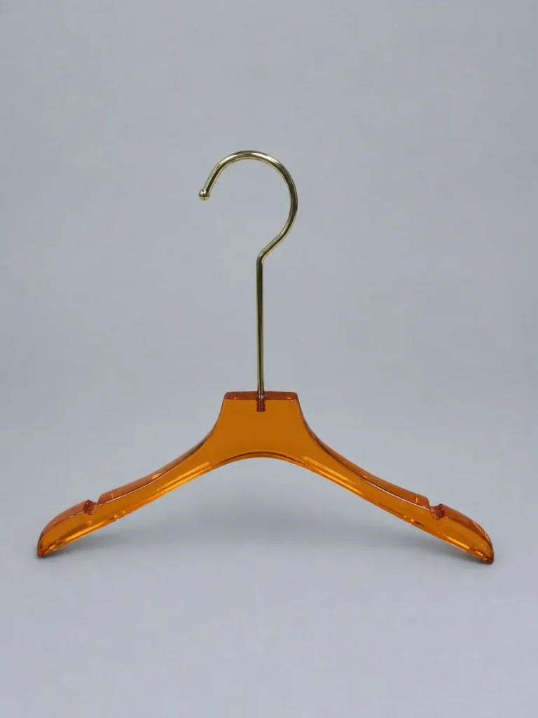 JY35 Slim Clear Acrylic Children's Hanger 320mm detail view 2