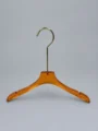 JY35 Slim Clear Acrylic Children's Hanger — detail view