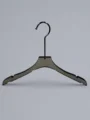 JY36 Slim Clear Acrylic Men's Hanger — angled view