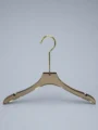 JY36 Slim Clear Acrylic Men's Hanger — detail view