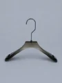 JY37 Clear Acrylic Women's Coat Hanger — angled view